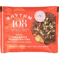Rhythm108 - Vegan Chocolate Peanut Butter Soft-Baked Filled Cookie, 50g