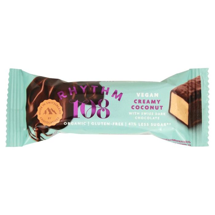 Rhythm108 - Vegan Creamy Coconut Bar with Dark Chocolate, 33g