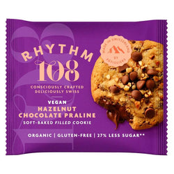 Rhythm108 - Vegan Hazelnut Choco Praline Soft-Baked Filled Cookie, 50g