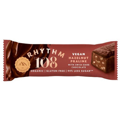 Rhythm108 - Vegan Hazelnut Praline Bar with Dark Chocolat, 33g