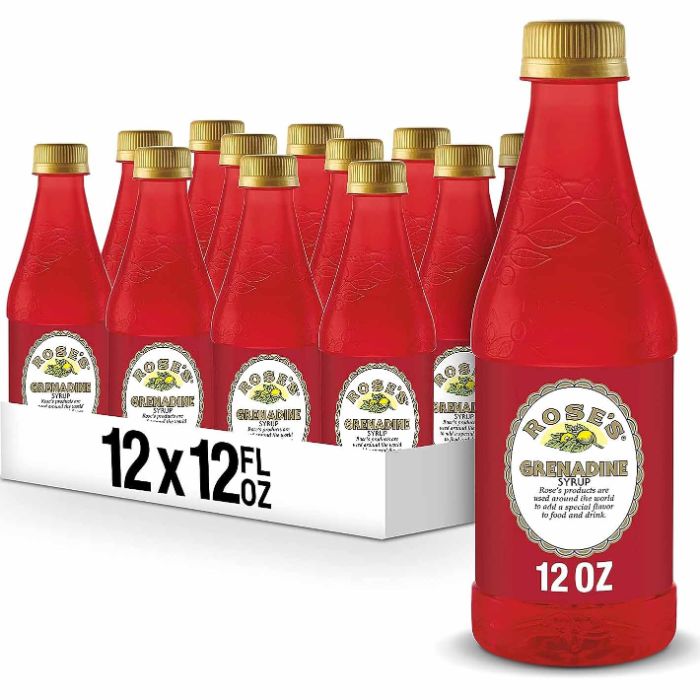 Roses Grenadine Pet 12 Oz - Pack Of 6