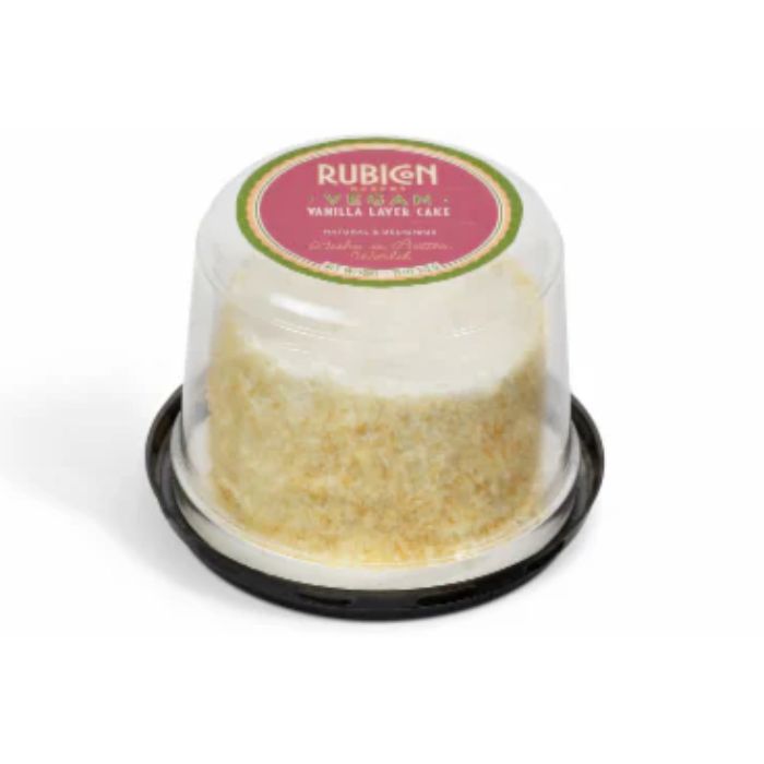 Rubicon Bakery Cake Vanilla Vegan 4in 11 Oz - Pack Of 12