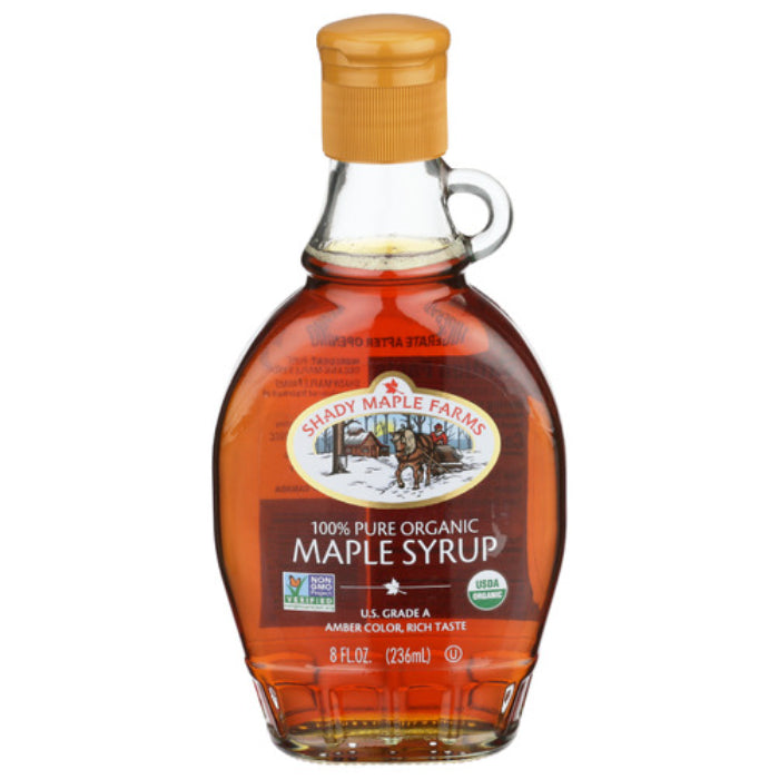 Shady Maple Farm Organic Amber Rich Taste Maple Syrup (12.7 oz) - Pack of 1