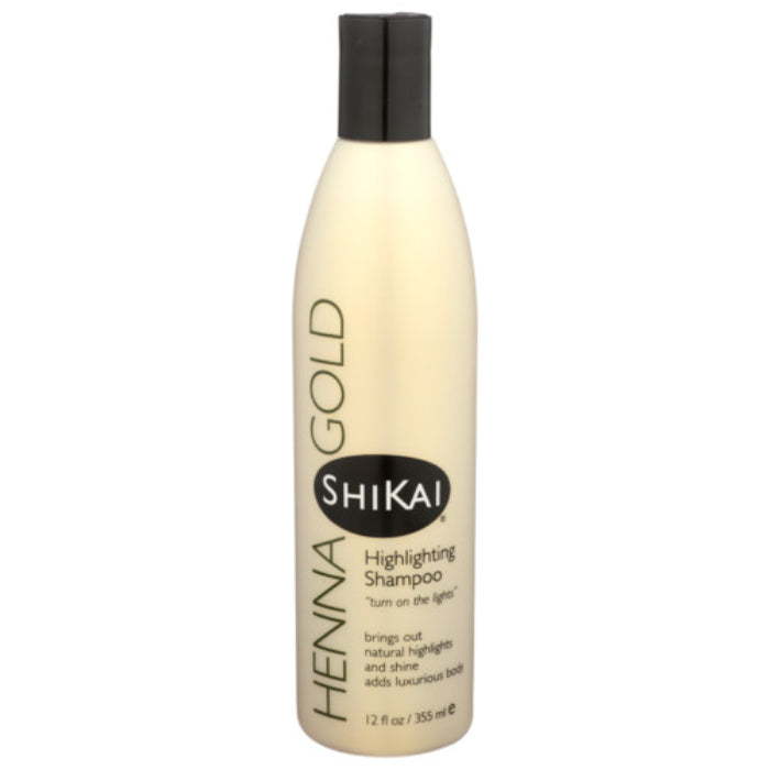 Shikai - Shampoo, Highlighting Henna Gold, 12 Oz - Pack of 3