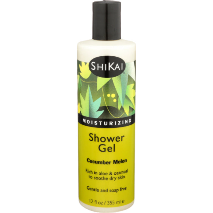 Shikai - Shower Gel, Cucumber Melon, 12 Oz - Pack of 3