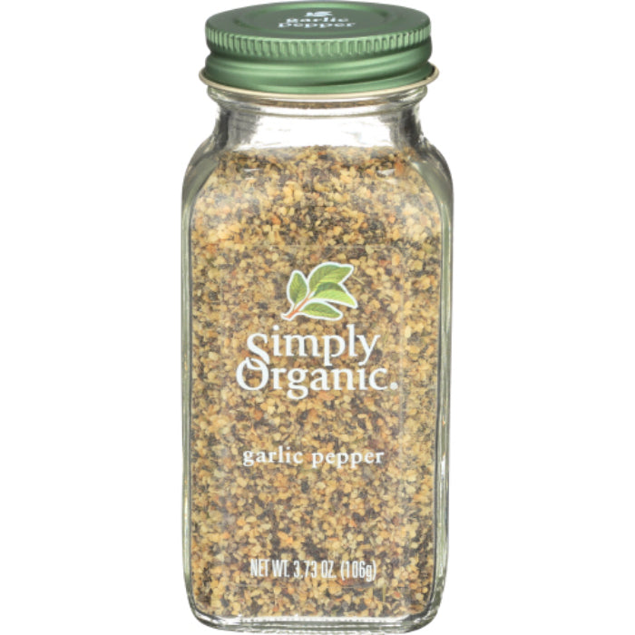 Simply Organic - Garlic Pepper, 3.73 oz - Pack of 1