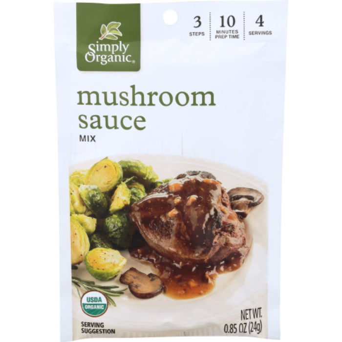 Simply Organic - Mix Sauce Wild Mushroom, 0.9 Oz - Pack of 12