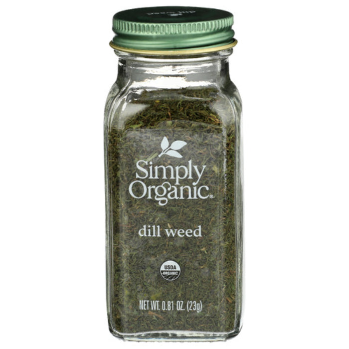 Simply Organic - Seasoning Dill Weed Organic Bottle, 0.81 Oz - Pack of 1