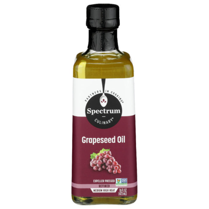 Spectrum Naturals - Oil Grapeseed Refined, 16 Fo - Pack of 1