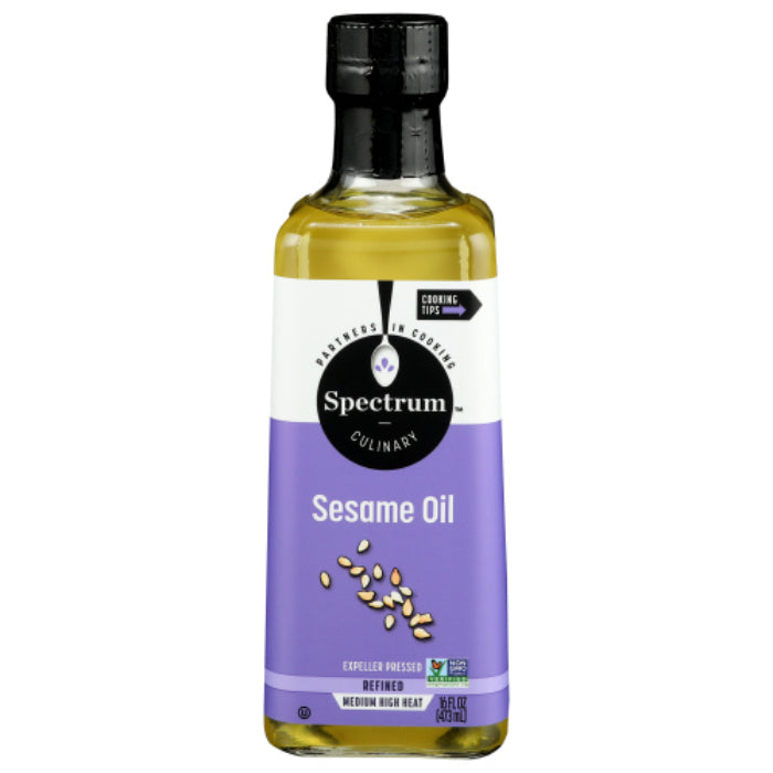 Spectrum Naturals - Oil Sesame Refined, 16 Fo - Pack of 1