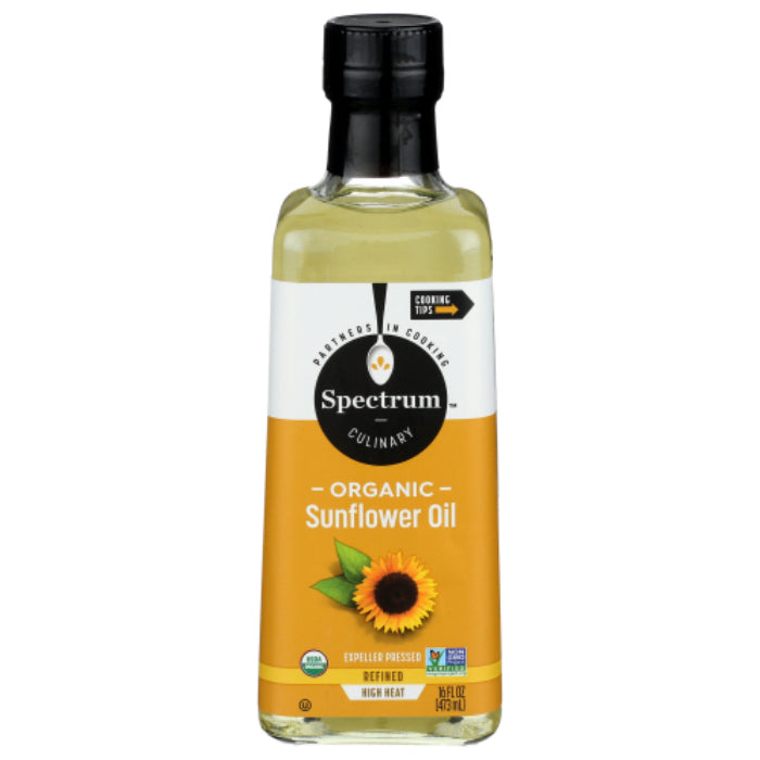 Spectrum Naturals - Oil Sunflower Refined Semi, 16 Fo - Pack of 1