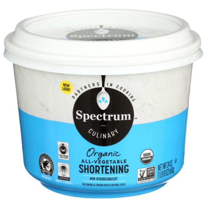 Spectrum Naturals - Shortening Org, 24 Oz - Pack of 1