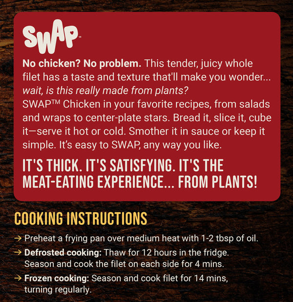 SWAP - Plant-Based Chicken - Original, 31.7oz