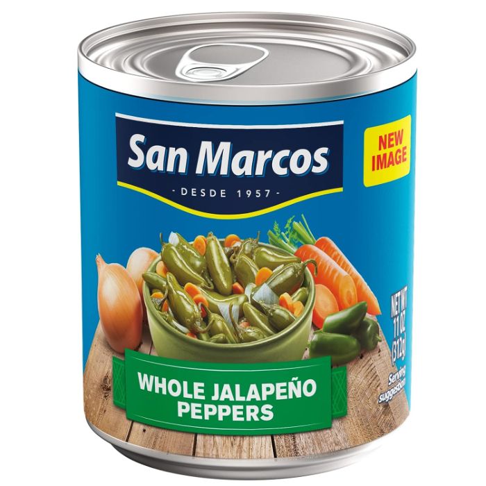 San Marcos Pepper Jalapeño Whole 11 Oz - Pack of 12