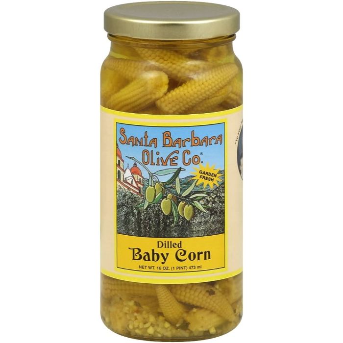 Santa Barbara Baby Corn Dilled 16 Oz - Pack Of 6