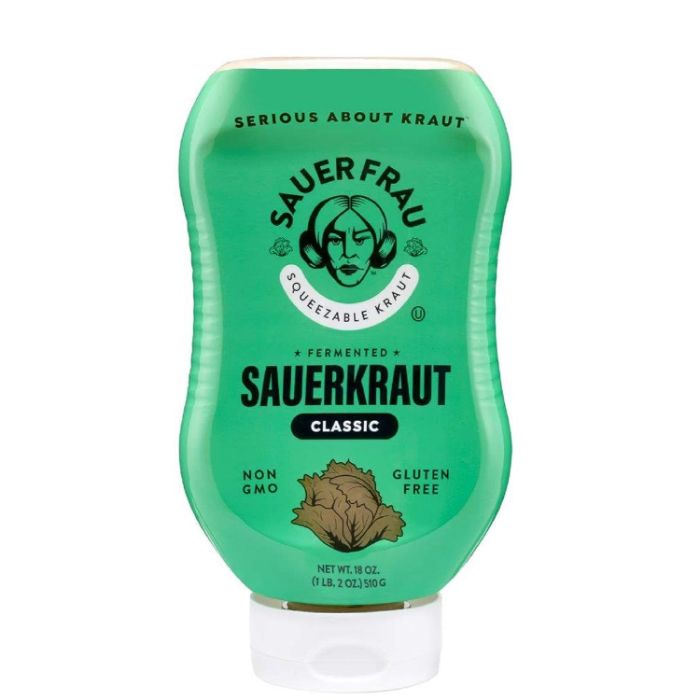 Sauer Frau Sauerkraut Classic Sqz 18 Oz - Pack Of 6