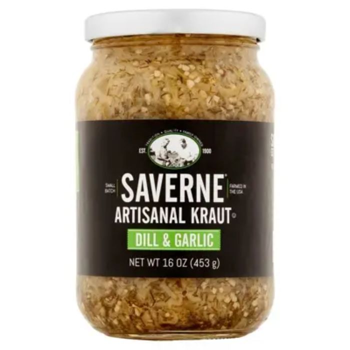 Saverne Kraut Artisana Dill Garlic 16 Oz - Pack Of 6