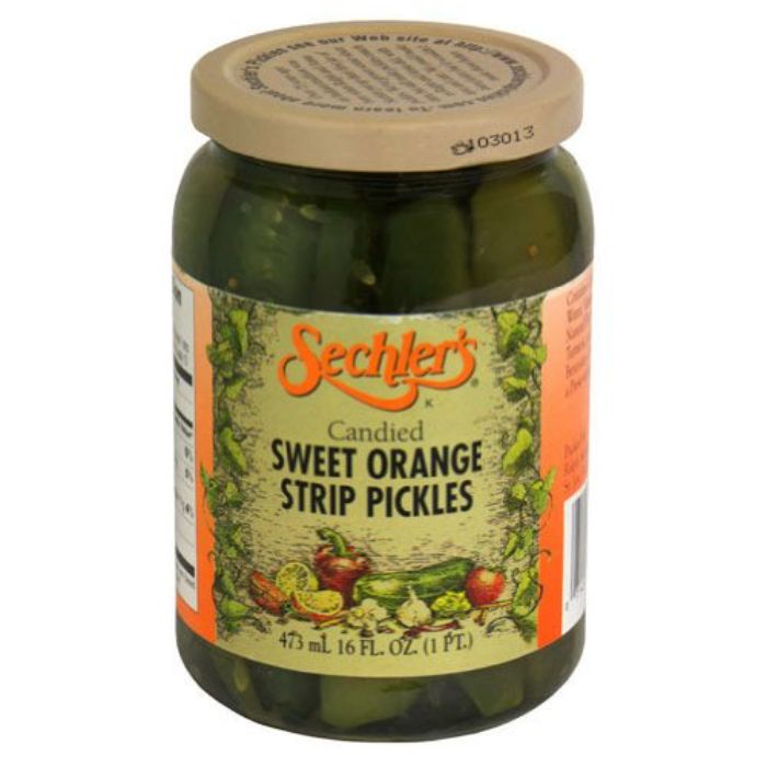 Sechler's Candied Sweet Orange Slices 16 oz - Pack of 6