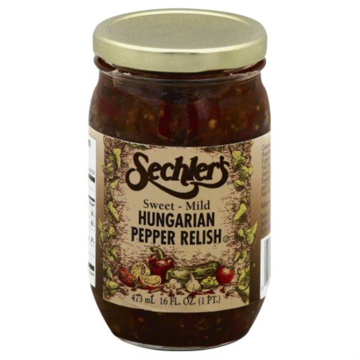 Sechlers Relish Hungarian 16 Oz - Pack Of 6