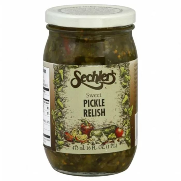 Sechler's Sweet Pickle Relish 16 oz - Pack of 12