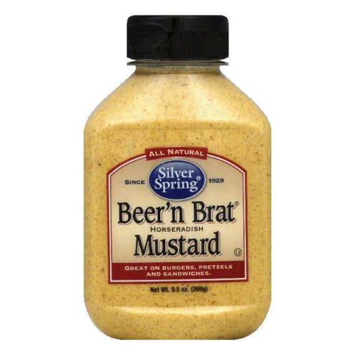 Silver Spring - Mustard Beer & Brat, 9.5 OZ - Pack of 9