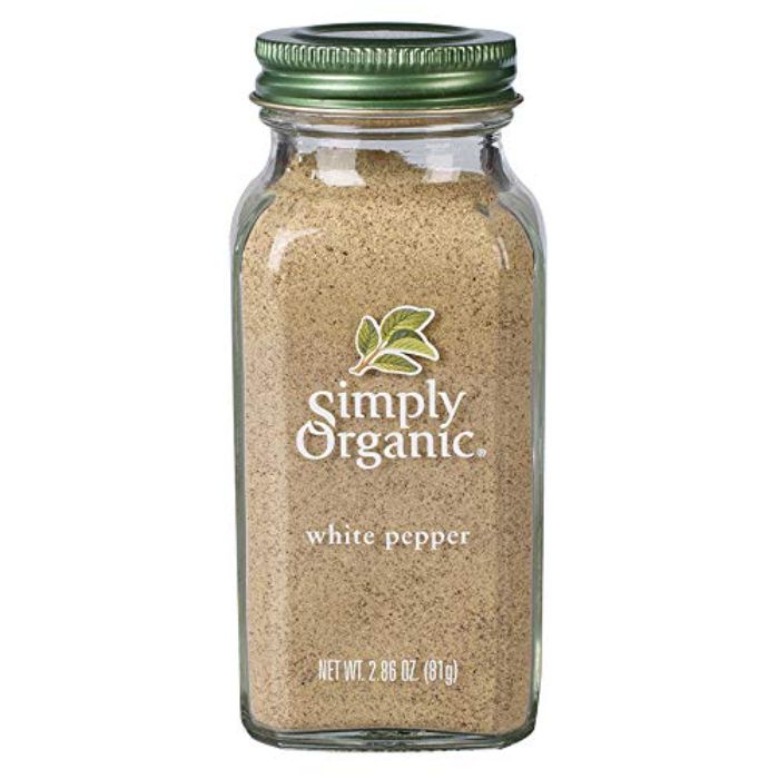 Simply Organic - Seasoning Pepper White Bottle, 2.86 Oz - Pack of 6