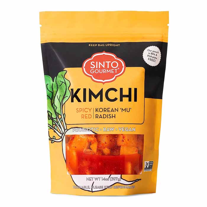 Sinto Gourmet - Radish Kimchi Spicy, 14 Oz - Pack of 6