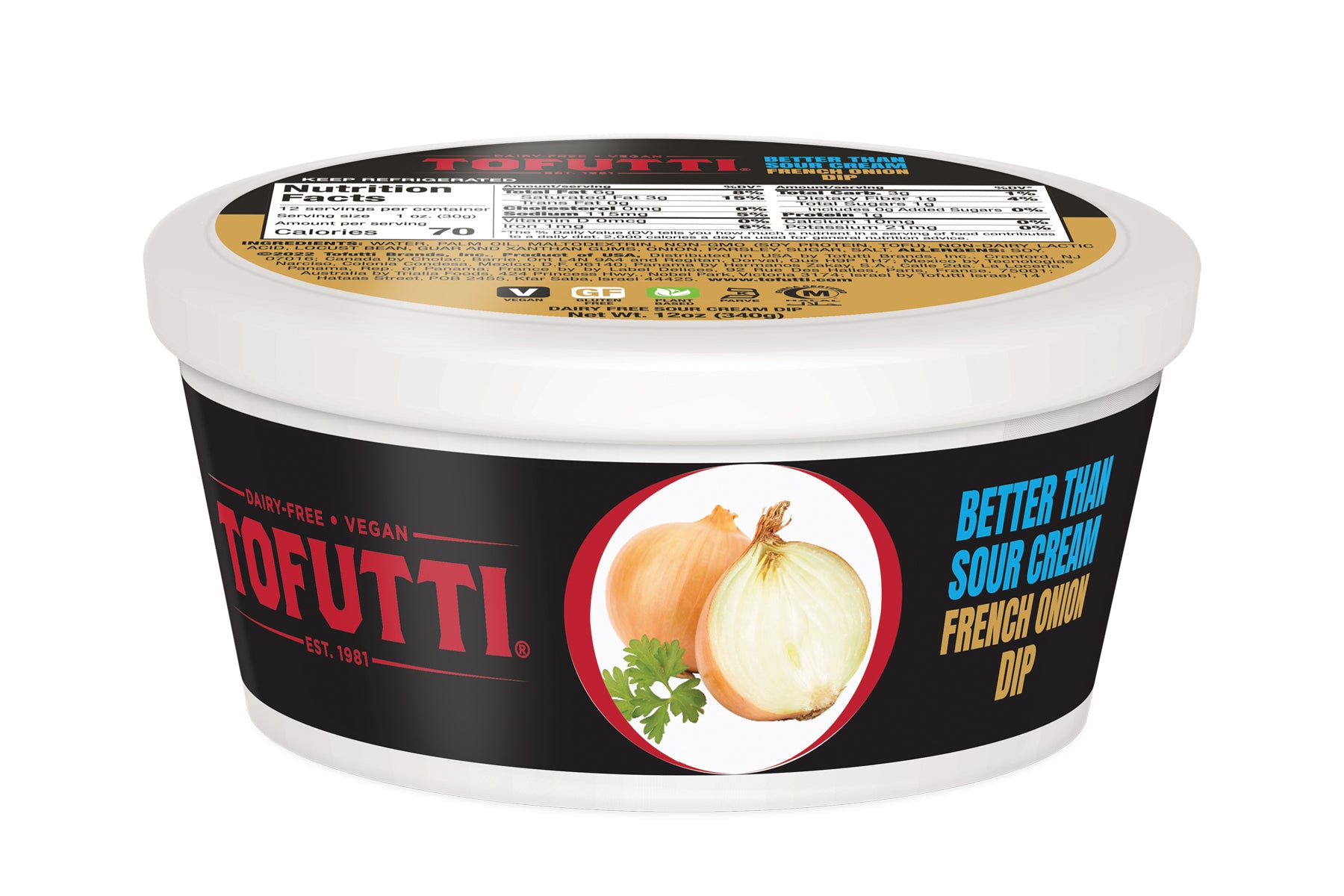 Tofutti - Better Than Sour Cream - Tzatziki Dip, 12oz – Vegan