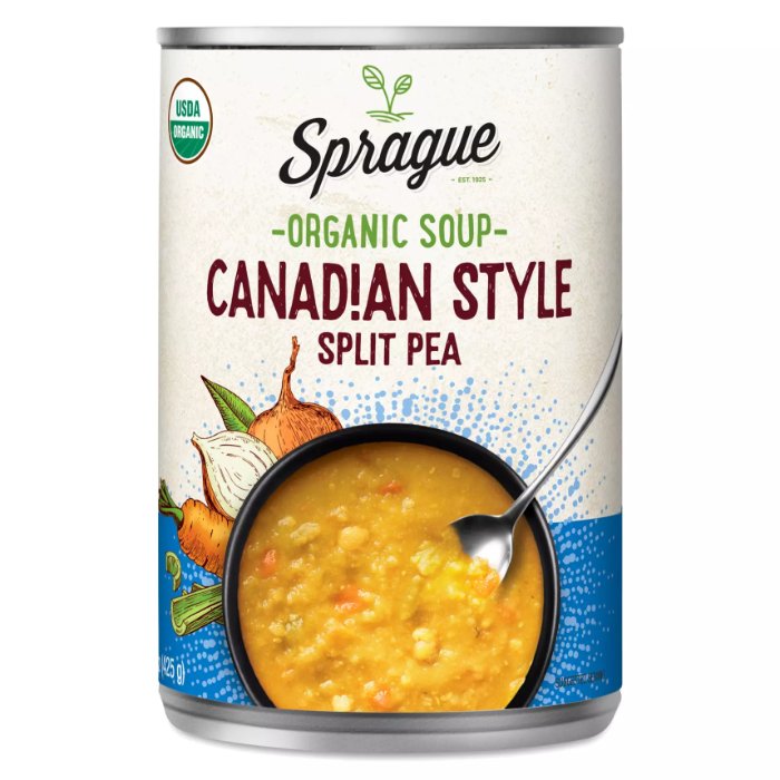 Sprague Sup Candian Style Split Pea Org 15 Oz - (Pack of 6)