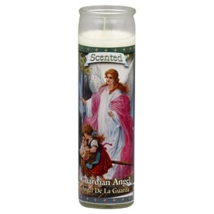 St Jude Candle Guardian Angel 1 Ea - Pack Of 12