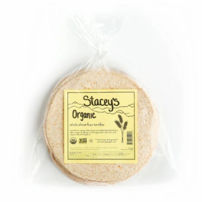 Stacey's Organic Whole Wheat Tortillas 24 Oz - Pack Of 12