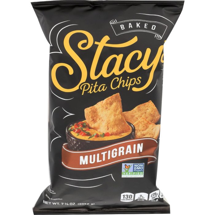 Stacy's Pita Chips - Multigrain Sea Salt 7.33 Oz - Pack Of 12