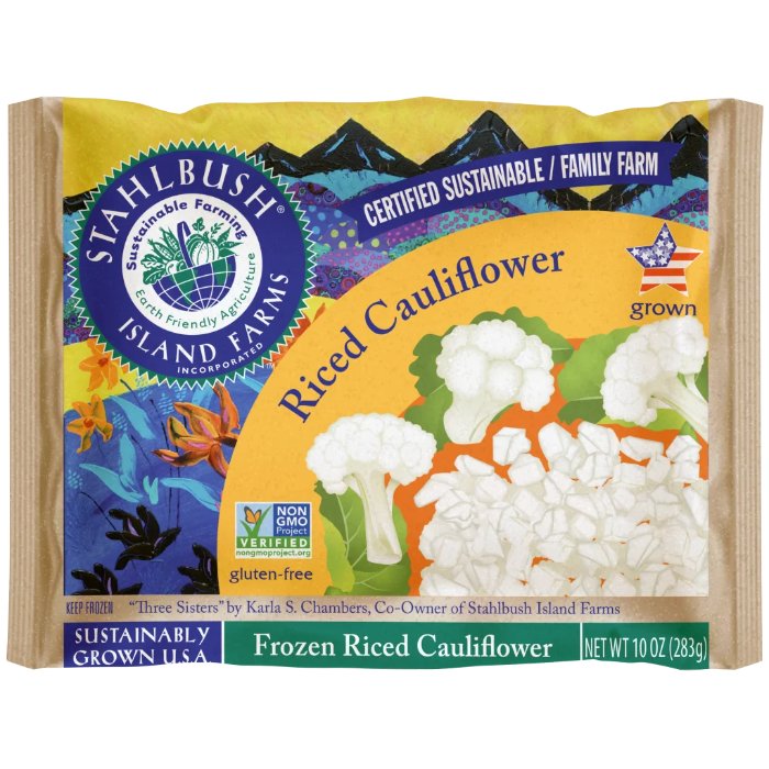 Stahlbush Island Farms Cauliflower Riced 10 Oz - Pack Of 12