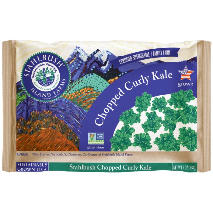 Stahlbush Island Farms Kale Chopped Curly 7 Oz - Pack Of 12