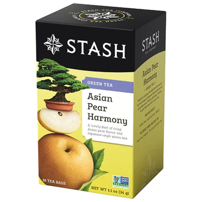 Stash Tea - Asian Pear Harmony Tea Blend 18 Bg - Pack Of 6