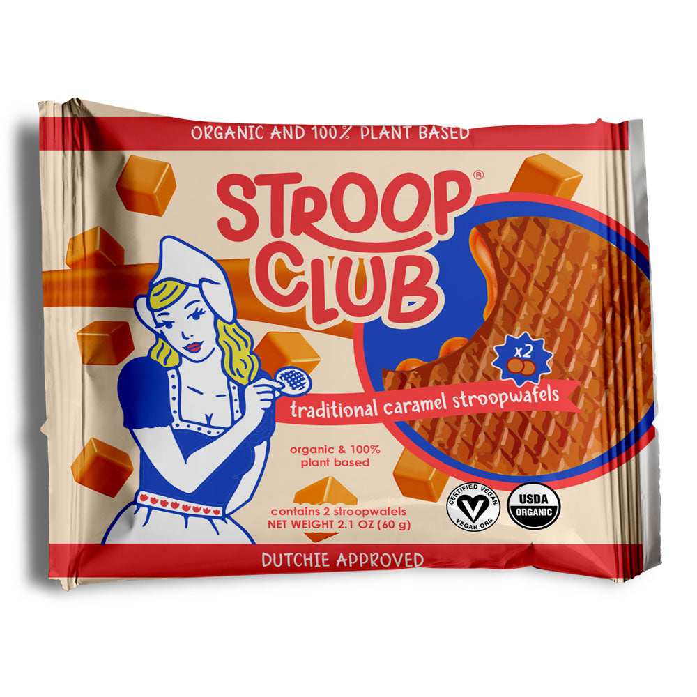 Stroop Club - Traditional Caramel Stroopwafel, 2.1oz
