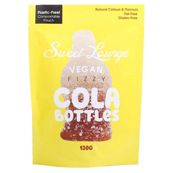 Sweet Lounge - Vegan Fizzy Gummy Candy, 130g | Multiple Flavors