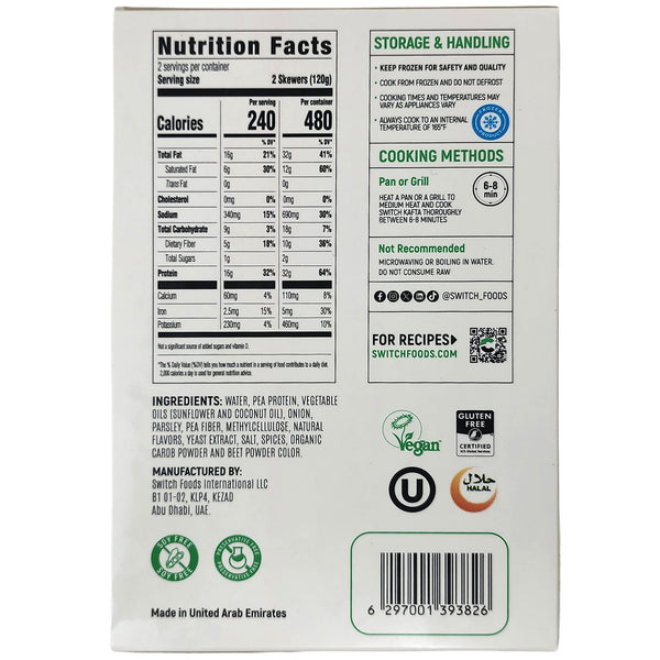 Switch - Plant-Based - Kafta, 8.5oz