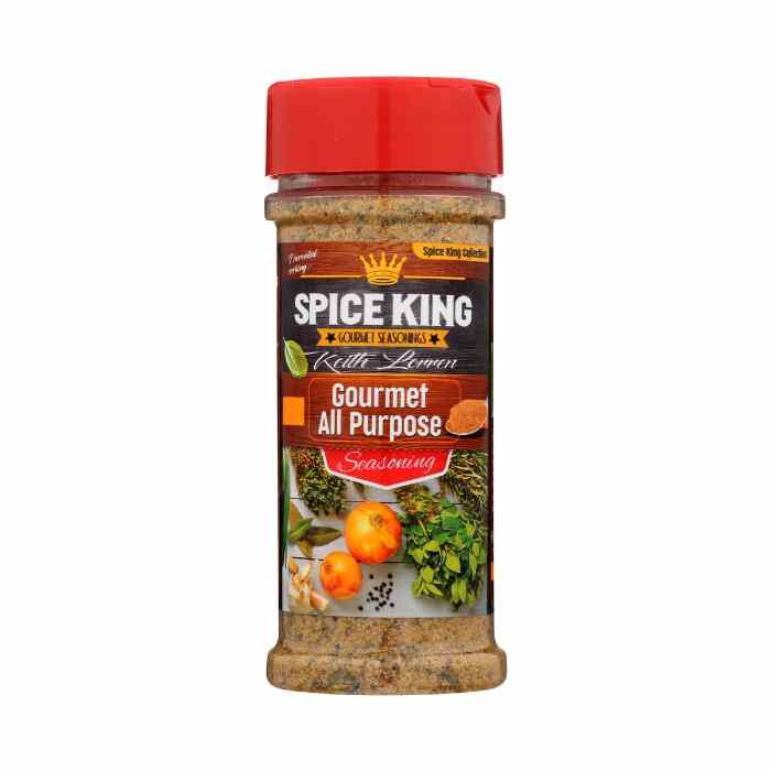 THE SPICE KING BY KEITH L SEASONING GOURMET S 4.5 OZ - Pack of 6