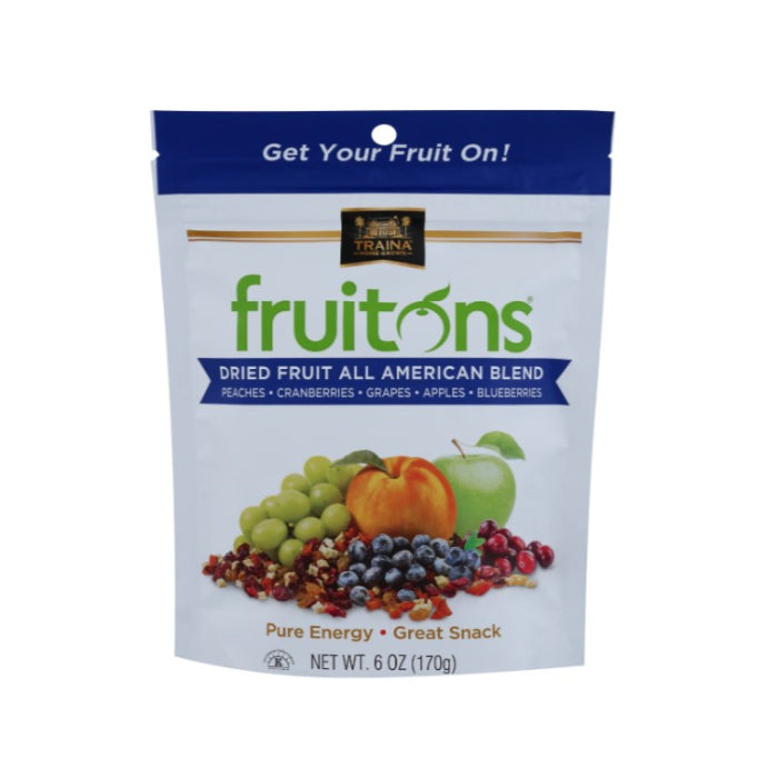 Traina Fruitons All American Blend 6 OZ - Pack of 8