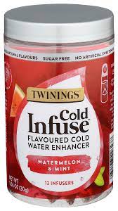 Twining Tea Cold Infuse Watermelon & Mint 12 BG - Pack of 6