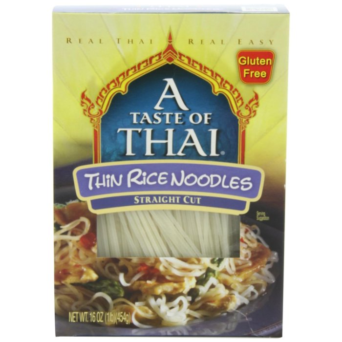 Taste Of Thai Noodle Rice Thin 16 Oz - Pack Of 6