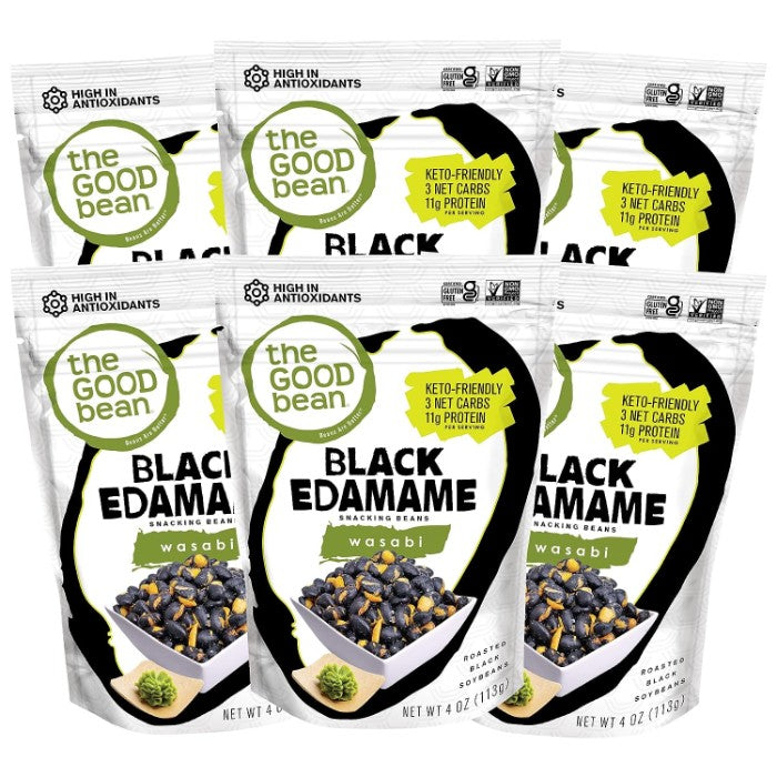 The Good Bean Beans Snack Wasabi 4 Oz - Pack Of 6