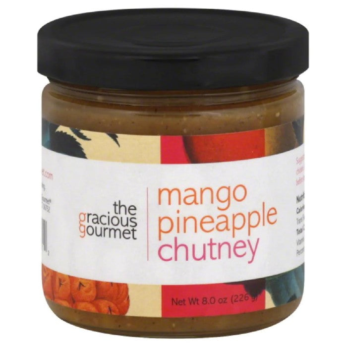 The Gracious Gourmet Chutney Mango Pineapple 8 Oz - Pack Of 12