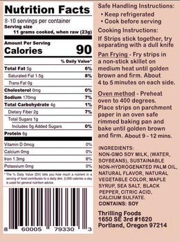 Thrilling Foods - Vegan Bakon, 8oz