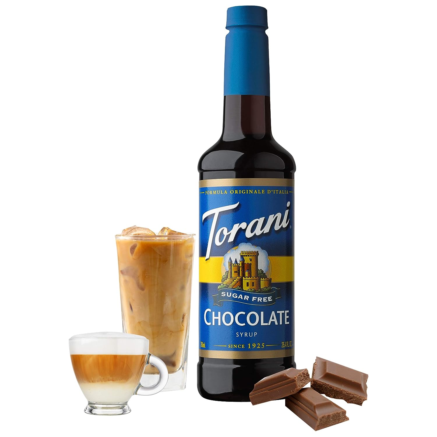 Torani Syrup Sugar Free Chocolate 25.4 Fo - Pack Of 6