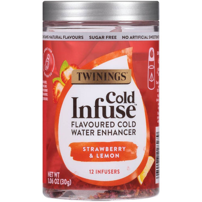 Twining Tea Tea Cold Infuse Strawberry Lemon 12 Bg - (Pack of 6)