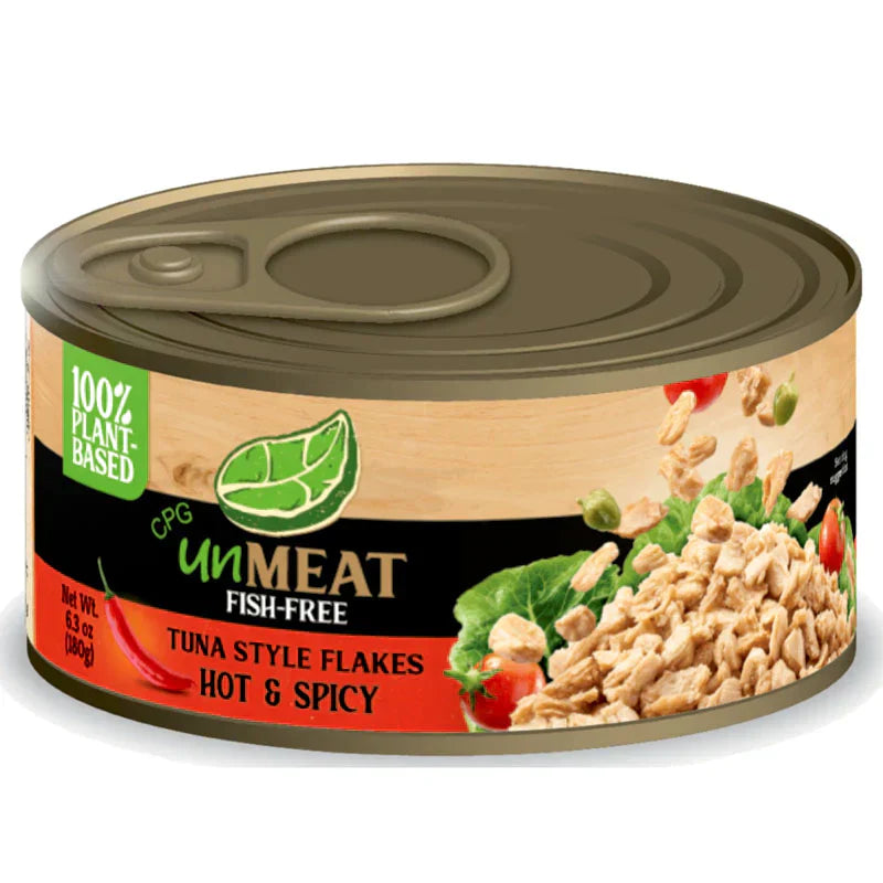 Unmeat Fish Free Tuna Hot Spicy 6.35 Oz - Pack Of 12