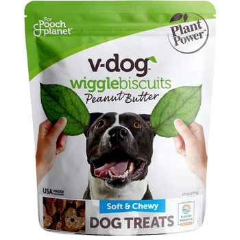 V-Dog - Peanut Butter Wiggle Biscuits, 7oz