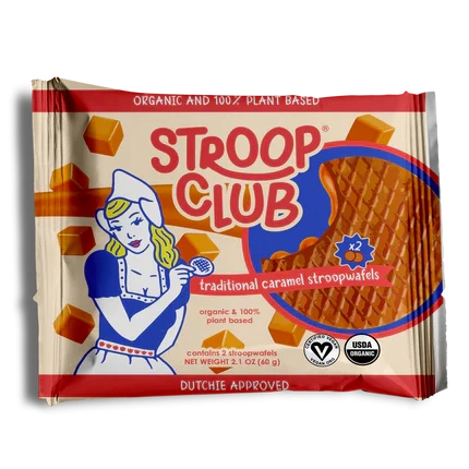 Stroop Club - Traditional Caramel Stroopwafel, 2.1oz